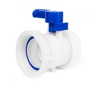 Valvola a cerniera per contenitore IBC IT S100x8 con uscita AG S100x8...