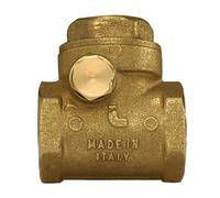 VALVOLA DI RITEGNO NON RITORNO CLAPET ITAP OTTONE RACCORDO PER IMPIANTO (11389V)