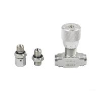 Valvola a farfalla a due vie, valvola di controllo del flusso idraulica, regolatore STB-G1/4, acciaio al carbonio 5800 PSI, connettore 08L per sistemi fluidi, aria, olio (STB-G1/4)