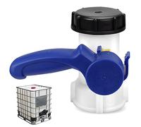 Valvola a Farfalla Adattatore Universale per Serbatoio dell'acqua IBC Container Outlet Valvola di Controllo DN40 62 mm per Interruttori da Giardino Accessori