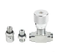 Valvola a farfalla bidirezionale con connettore 08L, controllo idraulico del flusso in acciaio al carbonio per filettatura femmina STB-G1/4 G3/8-5800 PSI- 46 GPM- NPT (STB-G1/4)