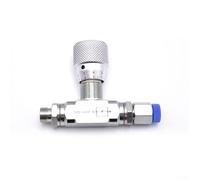 Valvola a farfalla idraulica a due vie con connettore 08L, corpo in acciaio al carbonio, filettatura femmina NPT da 1/4" o 3/8", adatta per applicazioni di olio, carburante, aria e gas (STB-G1/4)