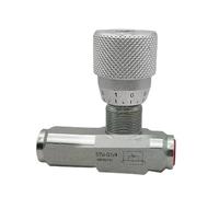 Valvola a farfalla idraulica a due vie Valvola a farfalla G1/4 G3/8 Cilindro idraulico Tubo di regolazione della velocità bidirezionale(G1-4)