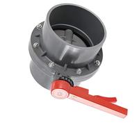 Valvola A Farfalla In PVC, Tipo A Saldare A Tasca 90mm 110mm 125mm 160mm 200mm, Maniglia A Leva Manuale, Design Monoblocco For Sistemi Di Irrigazione(Plastic handle,200mm)