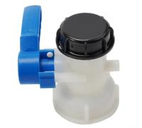 Valvola a farfalla per contenitore IBC con Unione da 60 mm e filettatura grossa S60x6 progettata per un efficace drenaggio dei liquidi