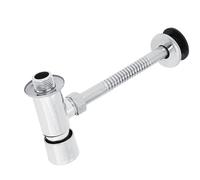 Valvola a filo in lega di zinco resistente strumento di lavaggio del bagno per la toilette per bagno resistente all'hotel, cromata, vestito universale per 10 x 5 cm d'argento