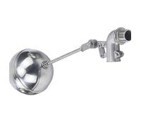 Valvola a galleggiante a gomito da 90 gradi 304 SS 1pc - Valvola di ingresso regolabile for il controllo del livello 'acqua - Dimensioni delle porte da 1/2 pollice a 3 pollici(DN15)