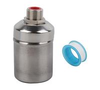 Valvola a galleggiante automatica 1/2 pollice Valvola di controllo del livello dell'acqua Valvola a sfera galleggiante in acciaio inossidabile per serbatoi d'acqua Torri per piscine