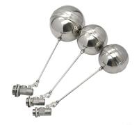 Valvola a galleggiante automatica in acciaio inox DN15 DN20 DN25 con serbatoio a sfera per il controllo del livello dell'acqua per olio e acqua, guarnizione robusta, sfiato 1 pezzo (DN25)