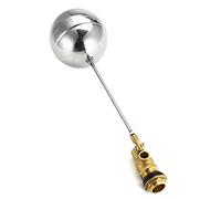 Valvola a galleggiante con rubinetto a sfera, serbatoio 'acqua calda e fredda, livello del liquido, corpo in metallo 1/2 3/4, WC in ottone, 1 pezzo(DN20)