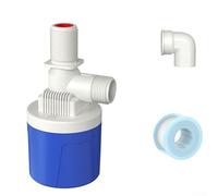 Valvola a galleggiante in acciaio inox a 6 punti Kit resistente alla | Controllo automatico del livello dell'acqua, nessuna elettricità necessaria, ingresso a 4 punti, corpo in nylon PA66