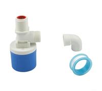 Valvola a galleggiante in acciaio inox a 6 punti Kit resistente alla | Controllo automatico del livello dell'acqua, nessuna elettricità necessaria, ingresso a 4 punti, corpo in nylon PA66