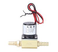 Valvola a gas elettrica Saldatrice Elettrovalvola 0 ~ 0.8mpa 2 vie in ottone elettrovalvola elettrica G1/8 "Valvola di ricambio per acqua aria gas olio (AC220V)