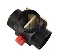 Valvola a lembo di regolazione a T, condotto da 75 mm, splitter compatibile con Eberspacher e per riscaldatori Webasto per camper, distribuzione dell'aria calda