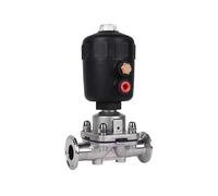 Valvola a membrana pneumatica Tri Clamp da 1/2" 1,5" DN8 DN10 DN15 DN20 DN25 DN32 DN40 DN50 Testa in plastica Acciaio inossidabile 316L Sanitario(DN10 TC50.5mm)