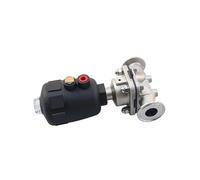 Valvola a membrana sanitaria Tri Clamp normalmente chiusa DN8/10/15/20/25/32/40/50 X 1,5" a comando pneumatico in acciaio inox SUS 316L, 1 pezzo(Type-B,DN40 38mm- K50.5mm)