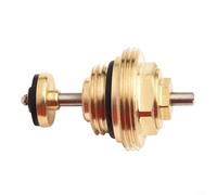 Valvola a perno di ritorno M30x1 5 per attuatore UFH compatibile con sistema di riscaldamento a pavimento Collettore in ottone per un uso a lungo termine e prestazioni costanti (1/2)