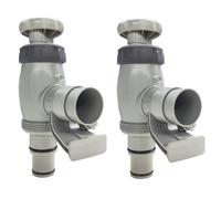 Valvola a pistone per piscina, parti di ricambio per piscina con valvola di accensione/spegnimento, accessori per piscina Intex Pool adattatore tubo e supporto per tubo piscina, valvola di