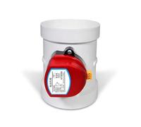 Valvola a saracinesca aria da 160 mm, valvola di ritegno motorizzata elettrica per elettrovalvola di ventilazione da 6 pollici con attuatore 220 V 24 V 12 V (220 V)