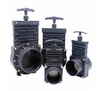 Valvola a saracinesca for fognatura in UPVC DN32/DN40/DN50/DN65/DN80 da 1,5 pollici/2 pollici/2,5 pollici/3 pollici/3,5 pollici(DN50 (63mm))