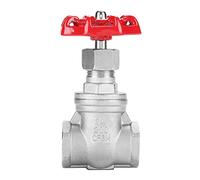Valvola a saracinesca in acciaio inox DN20, valvola a saracinesca rotativa BSPP G3/4 per acqua, olio, gas e vapore, design a flusso diretto in acciaio inox 304 con bassa