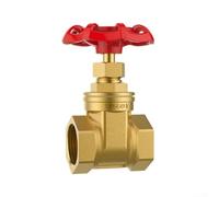 Valvola a saracinesca in ottone con filettatura interna DN15 DN25 per acqua di rubinetto e applicazioni industriali, offre un controllo affidabile del flusso d'acqua e compatibilità con vari sistemi