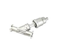 Valvola a sede angolare a installazione rapida pneumatica in acciaio inossidabile 304 da 1/2 "3/4" da 1 pollice Valvola a sede angolare da 16 bar Guarnizione in PTFE(1 inch,Double acting)