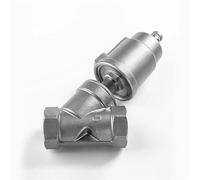 Valvola a sede angolare con attuatore pneumatico in acciaio inossidabile DN25 304 a pneumatica a vapore leggero normalmente chiusa(Double Acting)