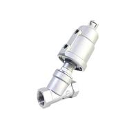 Valvola a sede angolare filettata pneumatica in acciaio inox da 1/2 pollice tipo Y Valvola a sede angolare filettata 1 pz (doppio effetto)