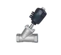 Valvola a sede angolare pneumatica con filettatura femmina, valvola a sede angolare in acciaio inox da 1-1/4 pollici, 1-1/2 pollici e 2 pollici, 1 pz.(1/2inch,C TYPE_SINGLE ACTING)