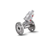 Valvola a sede angolare pneumatica flangiata in acciaio inossidabile DN20, 1 pezzo(Normally Open,Single Acting)