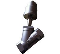 Valvola a sede angolata pneumatica in acciaio inossidabile 304 da 3/8" 1/2" 3/4" 1 pollice 1 1/4" 1 1/2" e 2 pollici(50mm actuator,1-1/2")