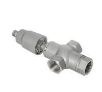 Valvola a sede inclinata con attuatore pneumatico normalmente chiuso a 3 vie DN40 16 bar(Double Acting)