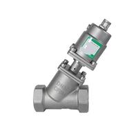 Valvola a sede inclinata pneumatica da 1/2" 3/4" con filettatura femmina in acciaio inossidabile, valvola di intercettazione rapida for vapore ad alta temperatura(3/4",A TYPE_SINGLE ACTING)