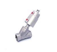 Valvola a sede pneumatica in acciaio inossidabile da 1/2" 3/4" 1" 16 bar(Single Acting,0.75 Inch)