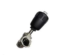 Valvola a sede pneumatica in acciaio inossidabile da 1/2" 3/4" 1" pollici - 1,6 MPa a doppio effetto, tenuta in PTFE, normalmente chiusa(Single acting 1/2In)