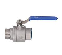 Valvola a sfera 1" NPT in acciaio inox diritto valvola a sfera raccordo connettore per acqua olio