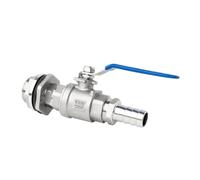 valvola a sfera 1 pz 6mm 8 10 12 14 16 18 20 25mm Hose Barb + 1/2 "304 In Acciaio Inox serbatoio acqua Uscita Valvola a sfera Rubinetto Rubinetto Interruttore(STRAIGHT-8MM BARB)