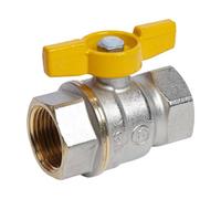 Valvola a sfera a farfalla diritta per gas Giacomini F/F 1 1/4 R731GAX006