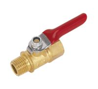 Valvola A Sfera A Leva Sealey Maschio E Femmina 1/4" BSPT X 1/4" BSP SA906