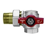 Valvola a sfera a squadra cromata 3/4" mod. Space EFFEBI"