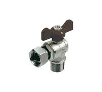 VALVOLA A SFERA A SQUADRA MASCHIO GIRELLO FEMMINA 1/2" X 3/4" DN 15 PN 30