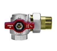 Valvola a sfera a squadra ottone cromato mod. Space EFFEBI