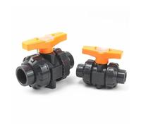 Valvola a sfera a unione a 2 vie da 1 pz UPVC valvola manuale da 1/2/3/4/1/11/4 pollici 150 PSI(1/2")