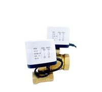 Valvola a sfera bidirezionale elettrica a due vie DN15 DN20 DN25 DN32 DN40 DN50 220 V a due linee normalmente chiuse normalmente aperte valvola dell'acqua 12 V (nero)