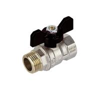 Valvola a sfera chiave arresto acqua TIEMME Mistral MF- FF 1/2"- 3/4" - 1''