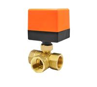 Valvola a sfera con attuatore a tre vie da 3/4" Valvola a sfera AC/DC 220V 24V 12V(12VDC)