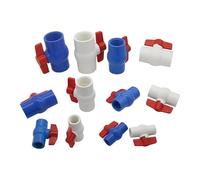 Valvola a sfera con filettatura femmina da 1/2", 3/4", 1", 1", 1,2", 3,8 cm, 5,1 cm, 1 pezzo, bianco 5,1 cm