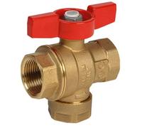 Valvola a sfera con filtro Giacomini F/F 1 pollice R701FY025