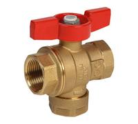 Valvola a sfera con filtro Giacomini F/F 3/4 ottone R701FY024